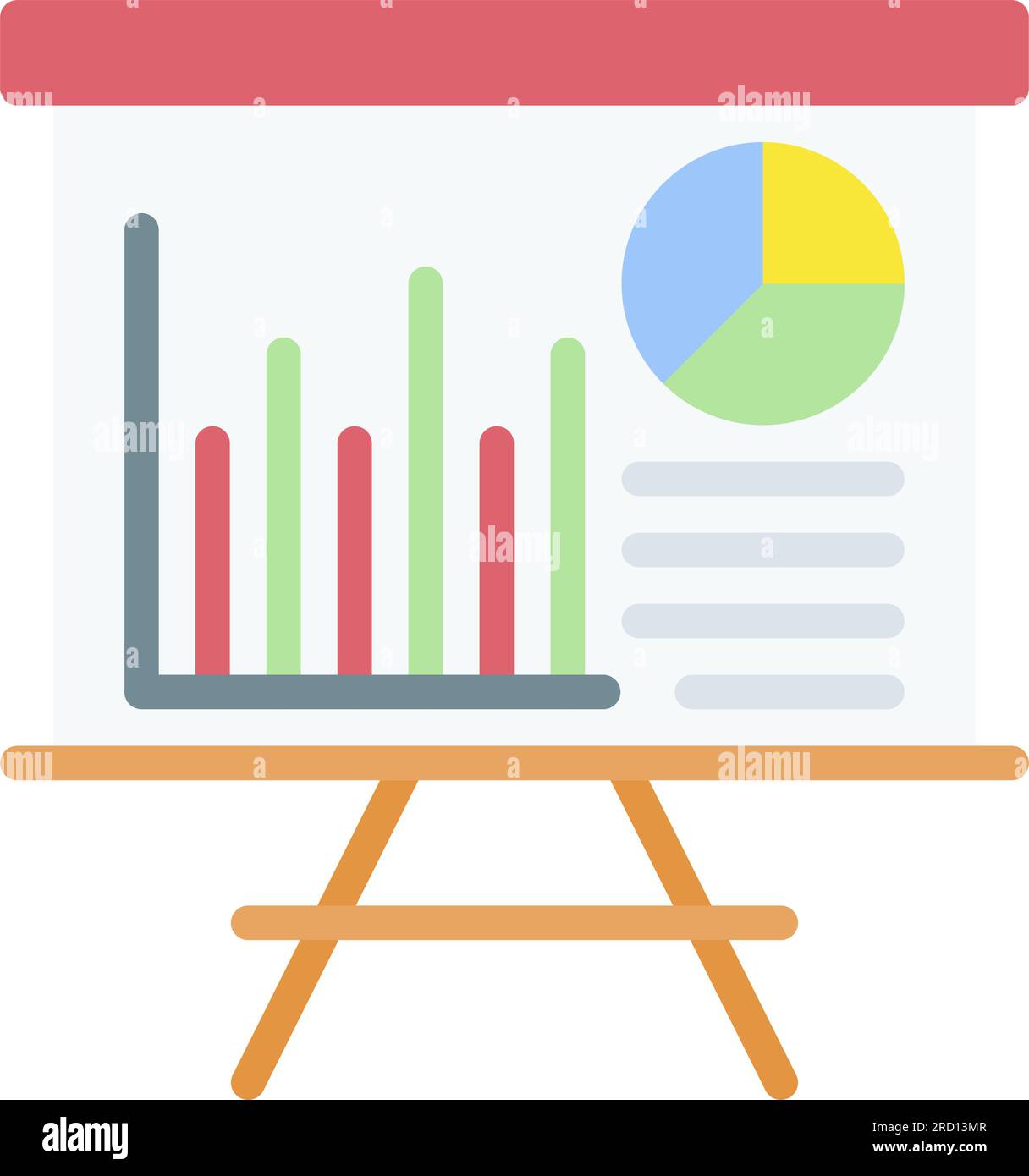 Immagine icona analisi progetto. Illustrazione Vettoriale