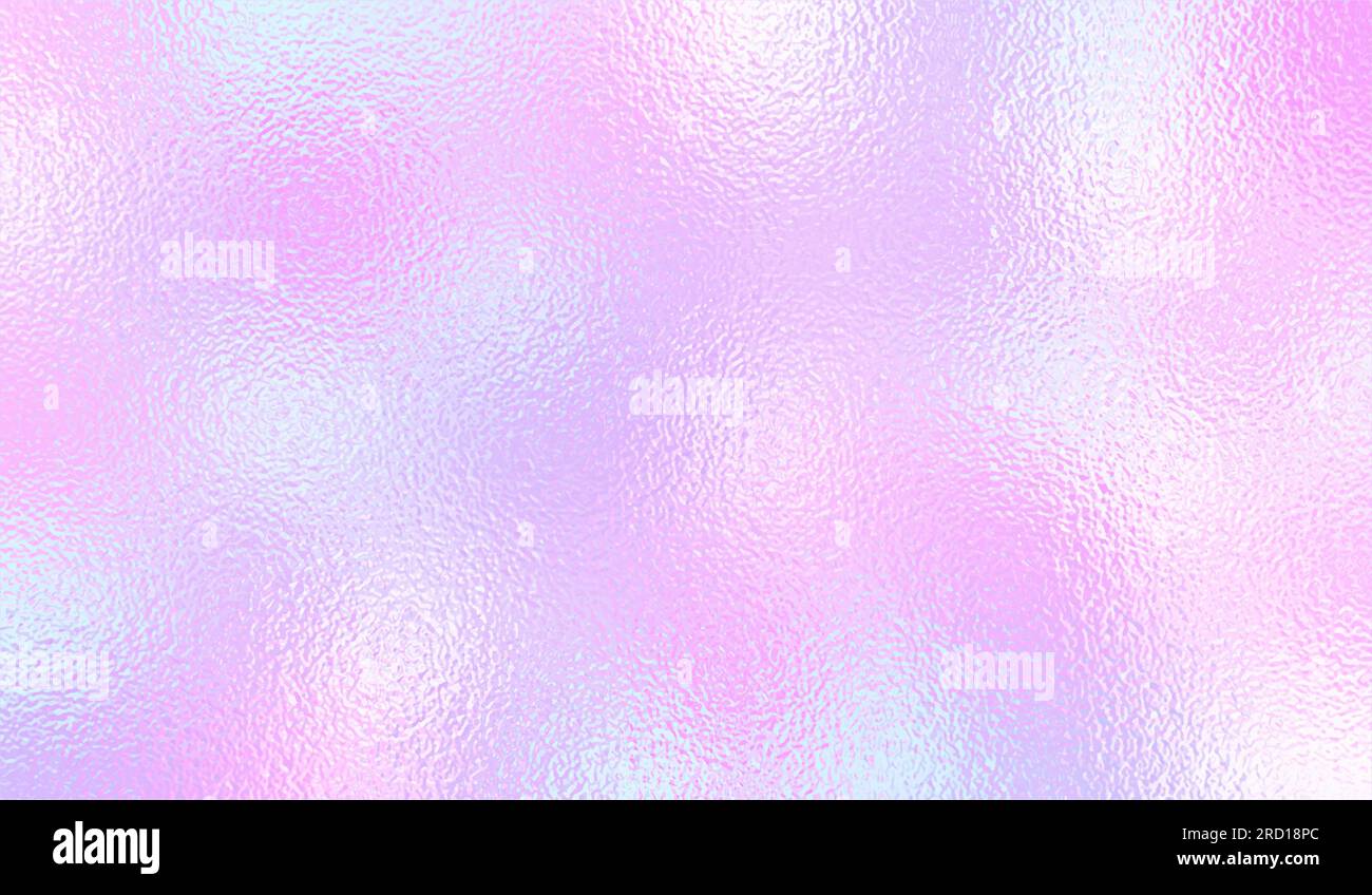 Texture carina. Sfondo della lamina effetto gradiente. Motivo glitterato ologramma. Colore iridescente dell'olografo. Design glitter. Stampa pastello astratta. Rainbow Illustrazione Vettoriale