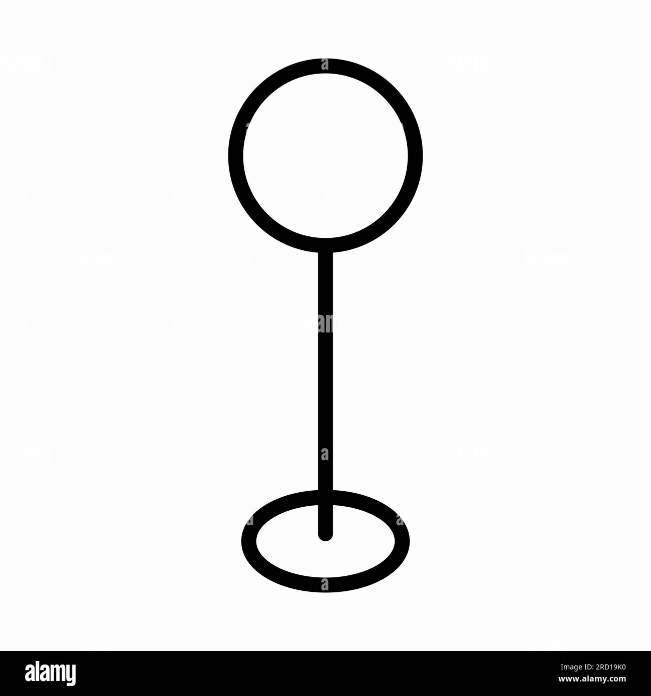 Icona della mappa pin di posizione. Design piatto. Segno di illustrazione vettoriale su uno sfondo bianco isolato. Illustrazione Vettoriale