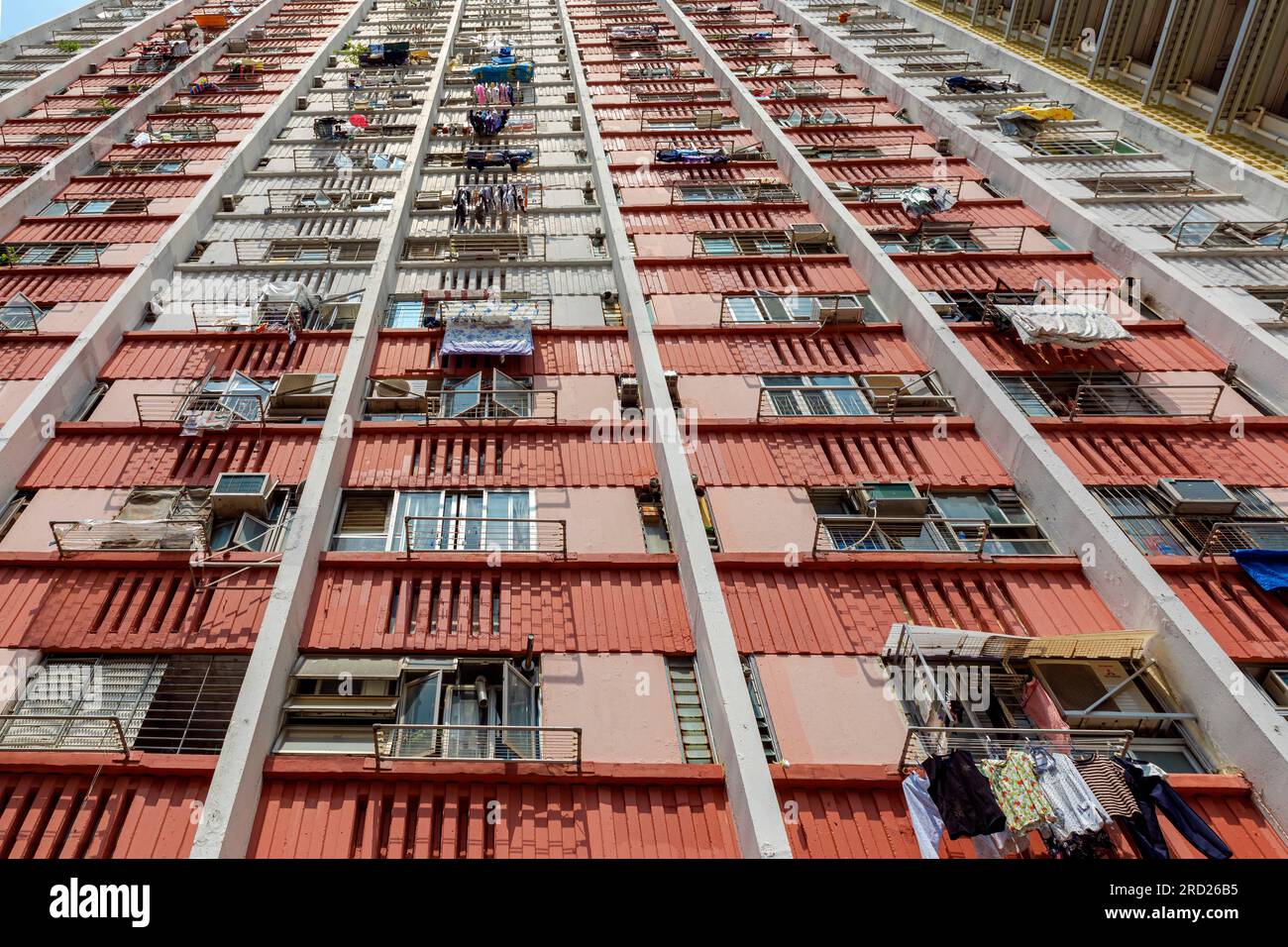 Ping Shek Public Housing Estate, Kowloon, Hong Kong, RAS, Cina Foto Stock