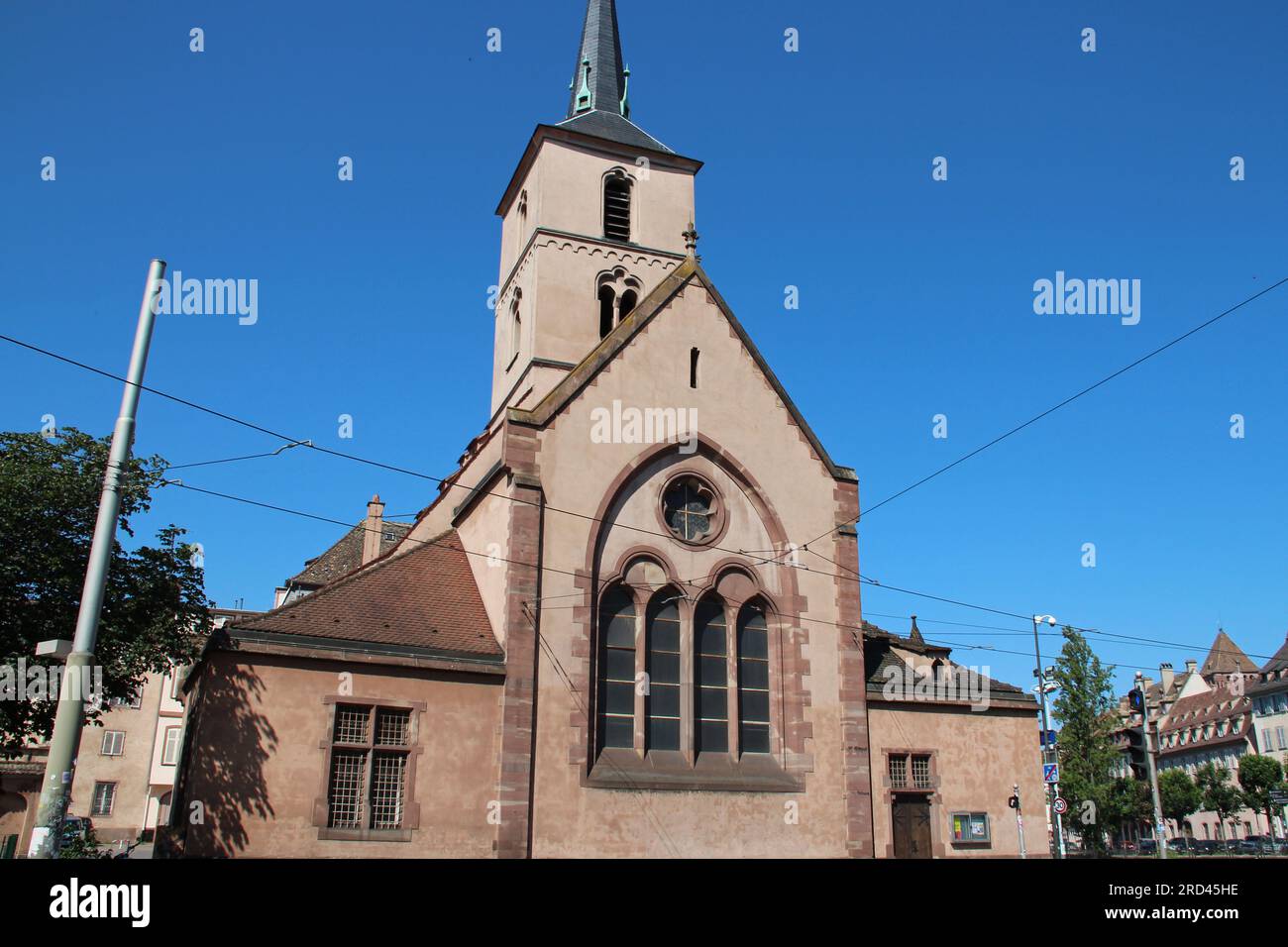 chiesa di san nicola a strasburgo in alsazia (francia) Foto Stock