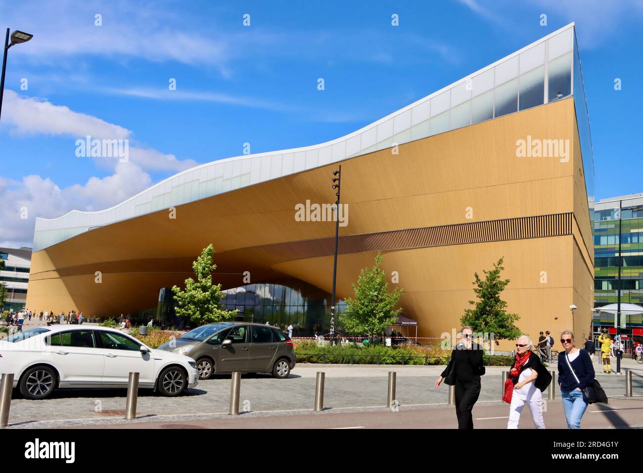 Helsinki Central Library Oodi nel centro di Helsinki, Finlandia Foto Stock