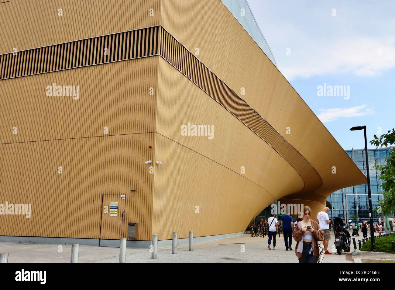 Helsinki Central Library Oodi nel centro di Helsinki, Finlandia Foto Stock