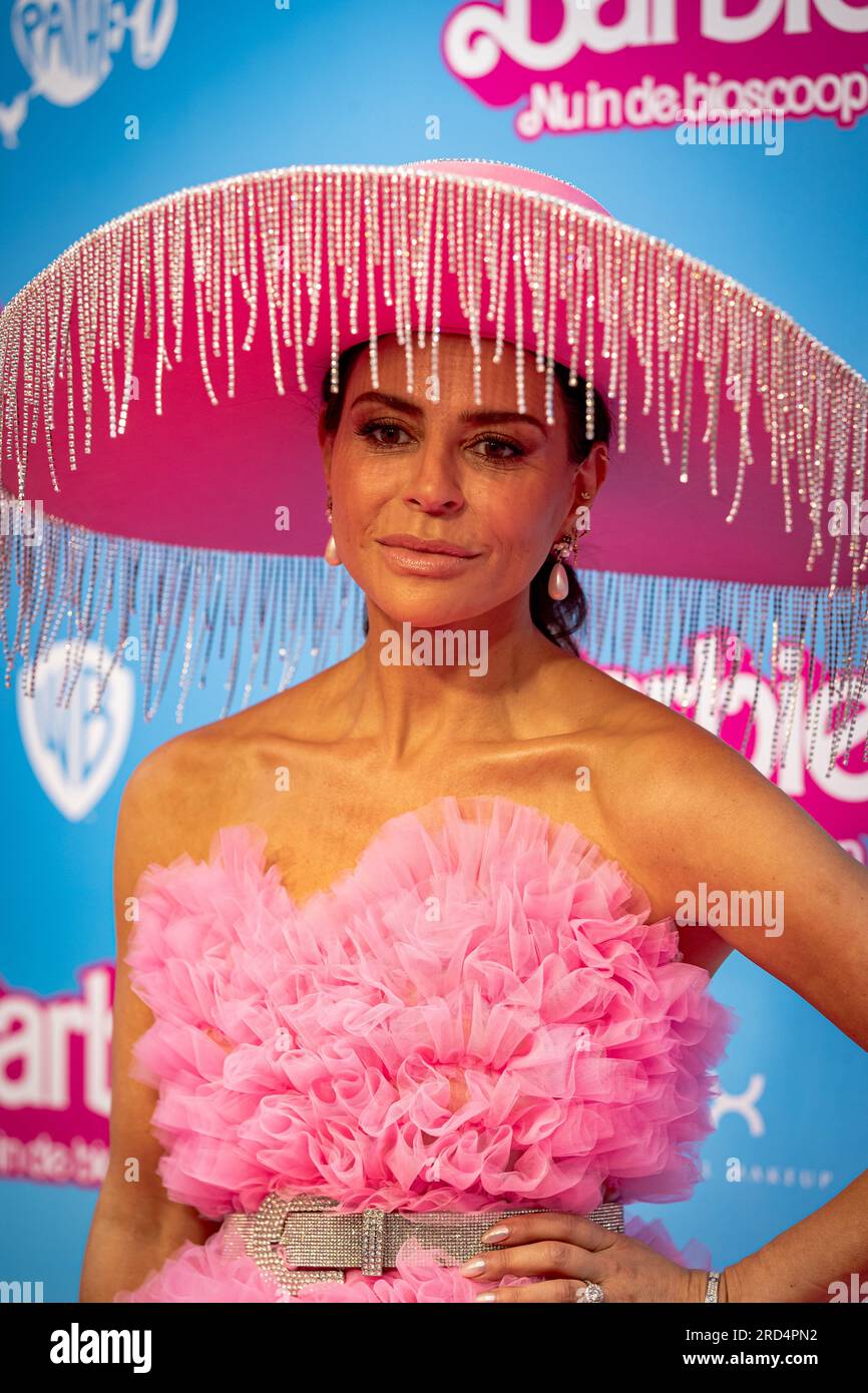 AMSTERDAM - Olcay Gulsen sul Red carpet durante la prima olandese del film BARBIE. ANP LEVIN DEN BOER paesi bassi fuori - belgio fuori Foto Stock