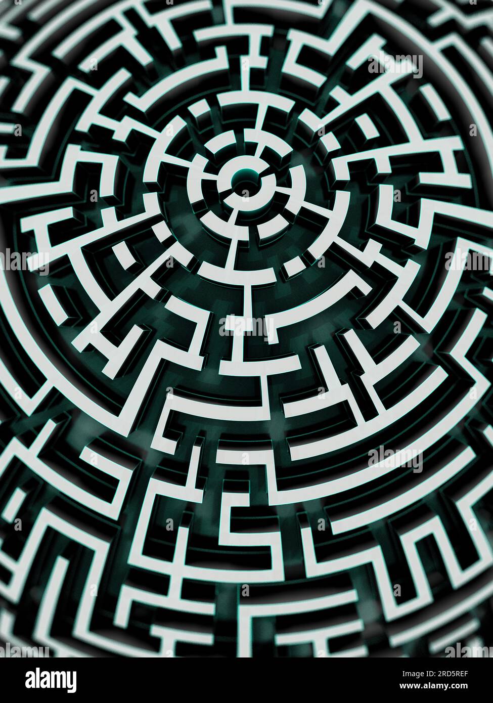 puzzle labirinto Foto Stock