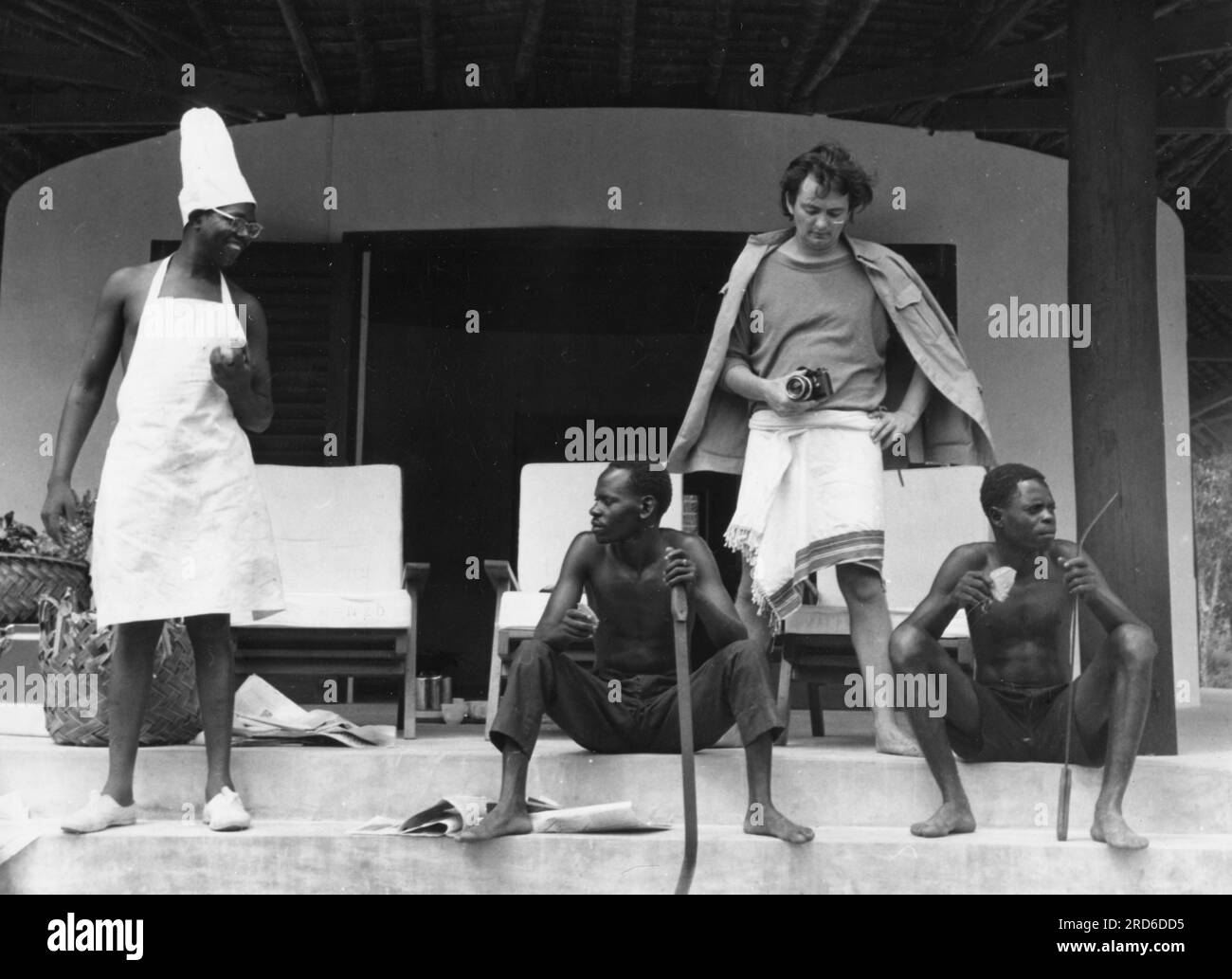 Wilp, Charles, 15.9.1932 - 2,1.2005, fotografo e artista d'azione tedesco, in Kenya, ULTERIORI-DIRITTI-CLEARANCE-INFO-NOT-AVAILABLE Foto Stock