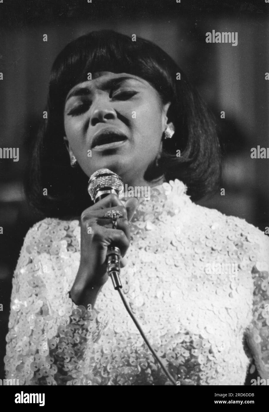 Wilson, Nancy sue, 20.2.1937 - 13.12.2018, cantante jazz americano, durante una performance teatrale, 1967, ADDITIONAL-RIGHTS-CLEARANCE-INFO-NOT-AVAILABLE Foto Stock