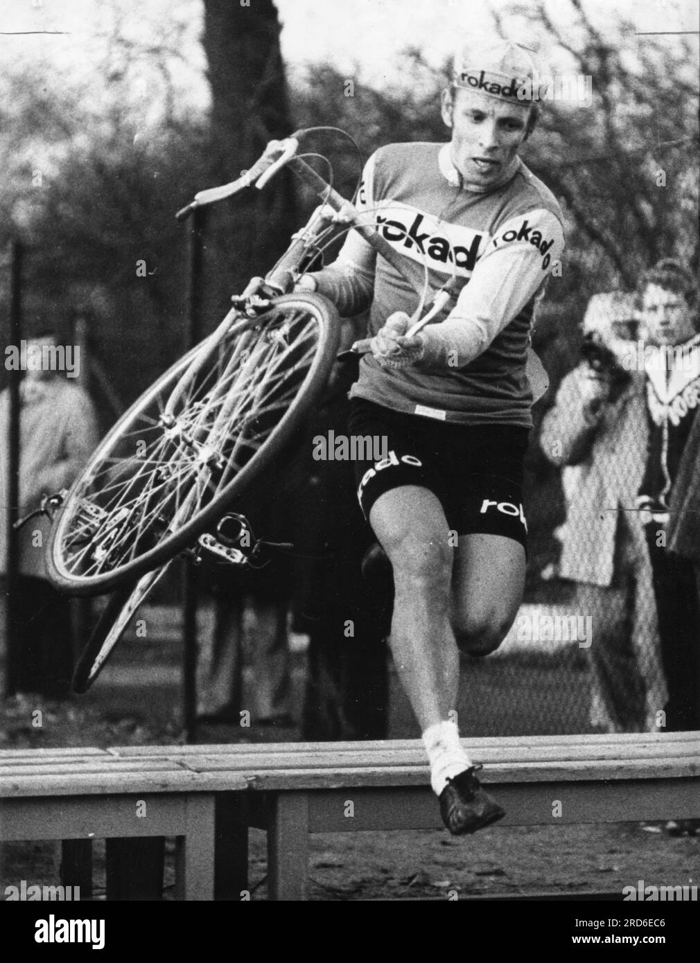 Wolfshohl, Rolf, * 27.12.1938, atleta tedesco (ciclista da corsa), durante la corsa di fondo, 1972, ULTERIORI-DIRITTI-CLEARANCE-INFO-NOT-AVAILABLE Foto Stock