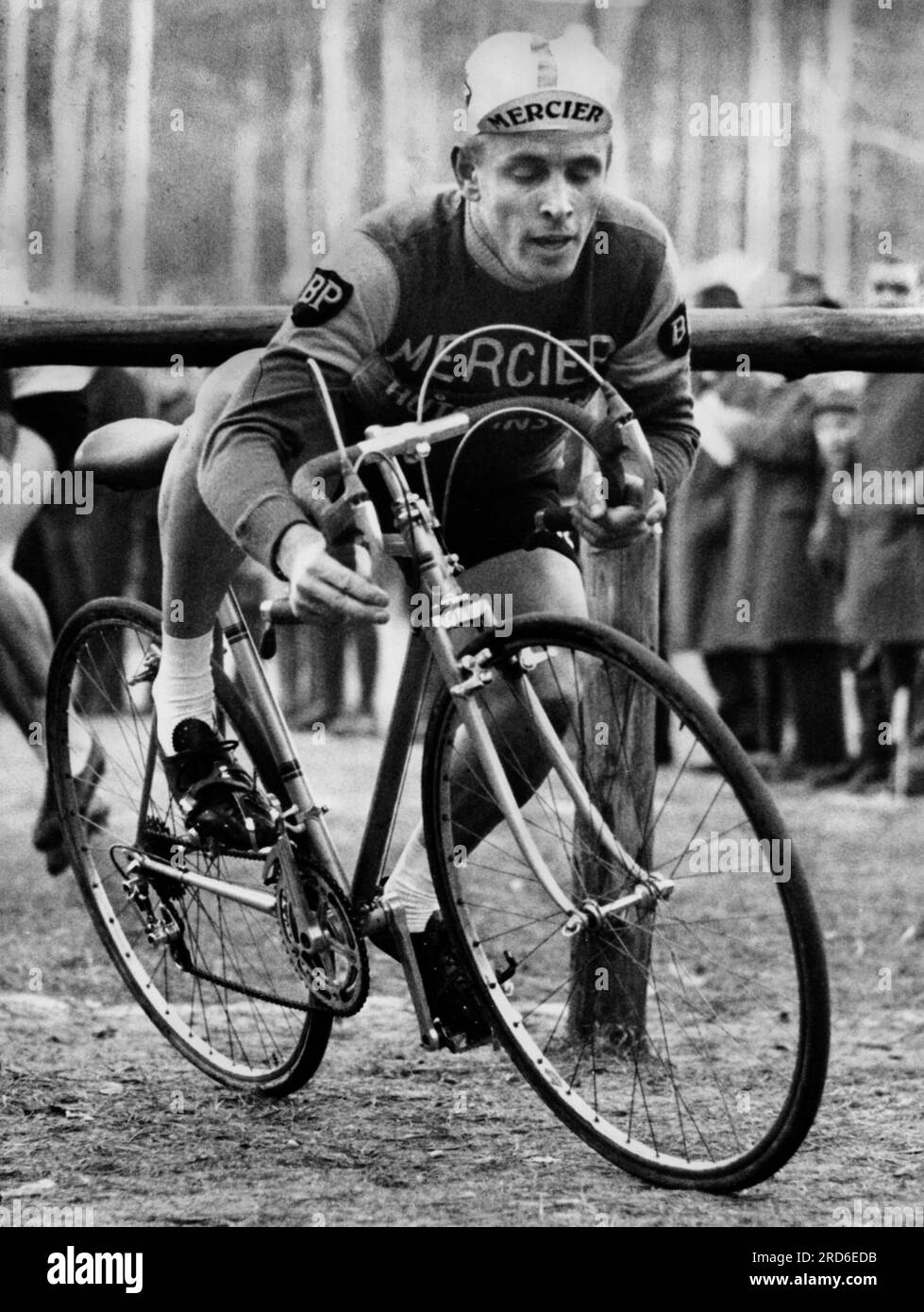 Wolfshohl, Rolf, * 27.12.1938, atleta tedesco (ciclista da corsa), durante la corsa di fondo, 1967, ULTERIORI-DIRITTI-CLEARANCE-INFO-NOT-AVAILABLE Foto Stock