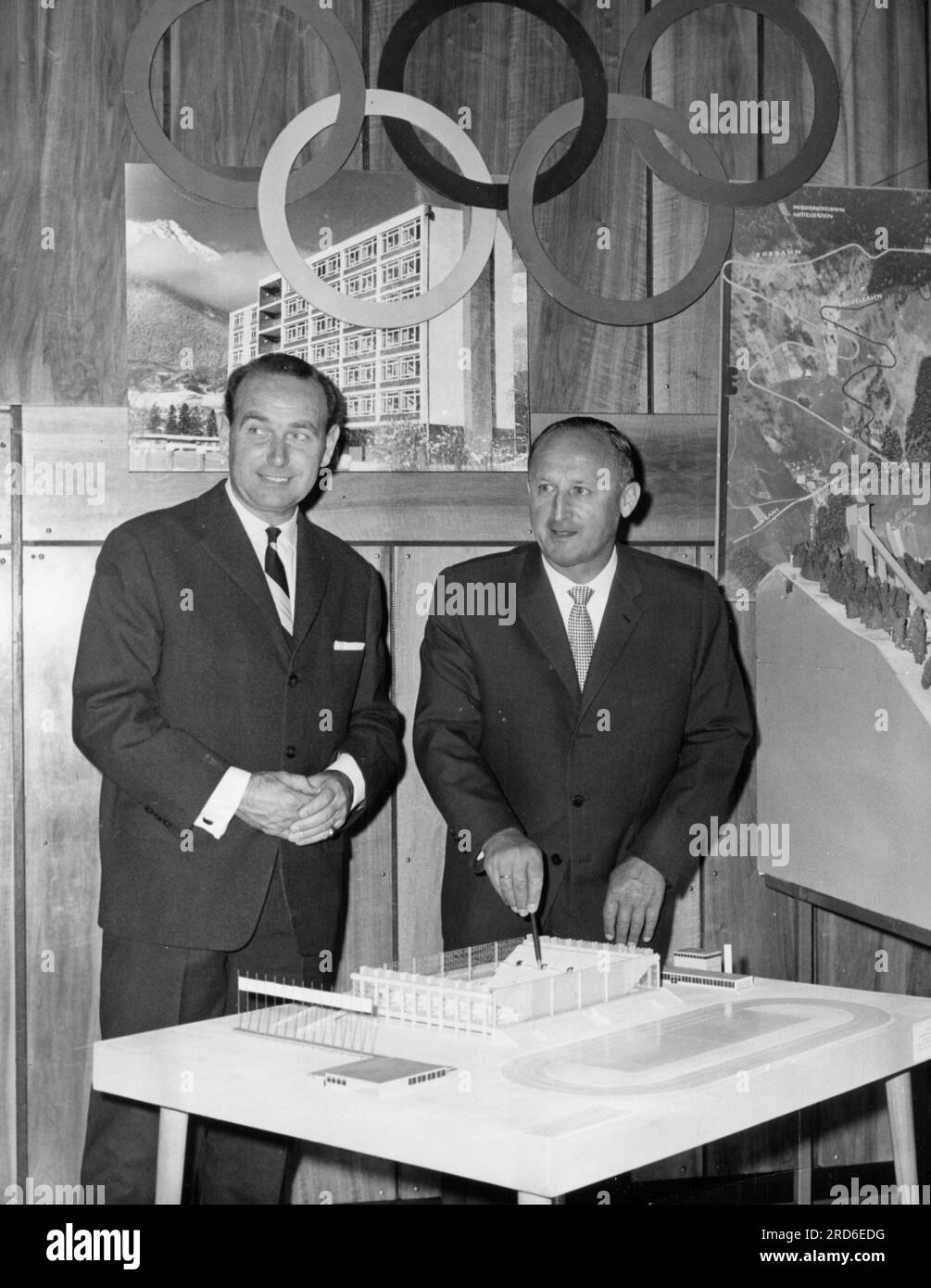 Wolfgang, Friedl, 30.10.1908 - 14.10.1984, atleta austriaco (sci) e ufficiale sportivo, ULTERIORI-DIRITTI-CLEARANCE-INFO-NOT-AVAILABLE Foto Stock