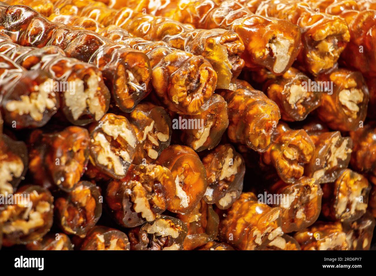 Deliziose delizie turche al Grand Bazaar di Istanbul. Foto Stock
