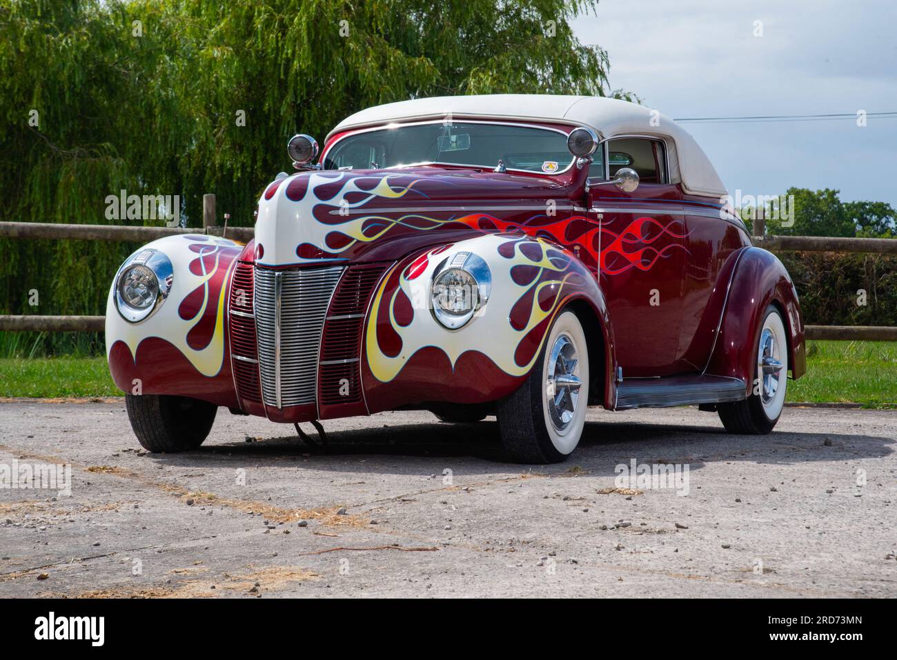 George Barris ha costruito 1937 Ford "Teen Angel", auto personalizzata costruita nel 60 Foto Stock