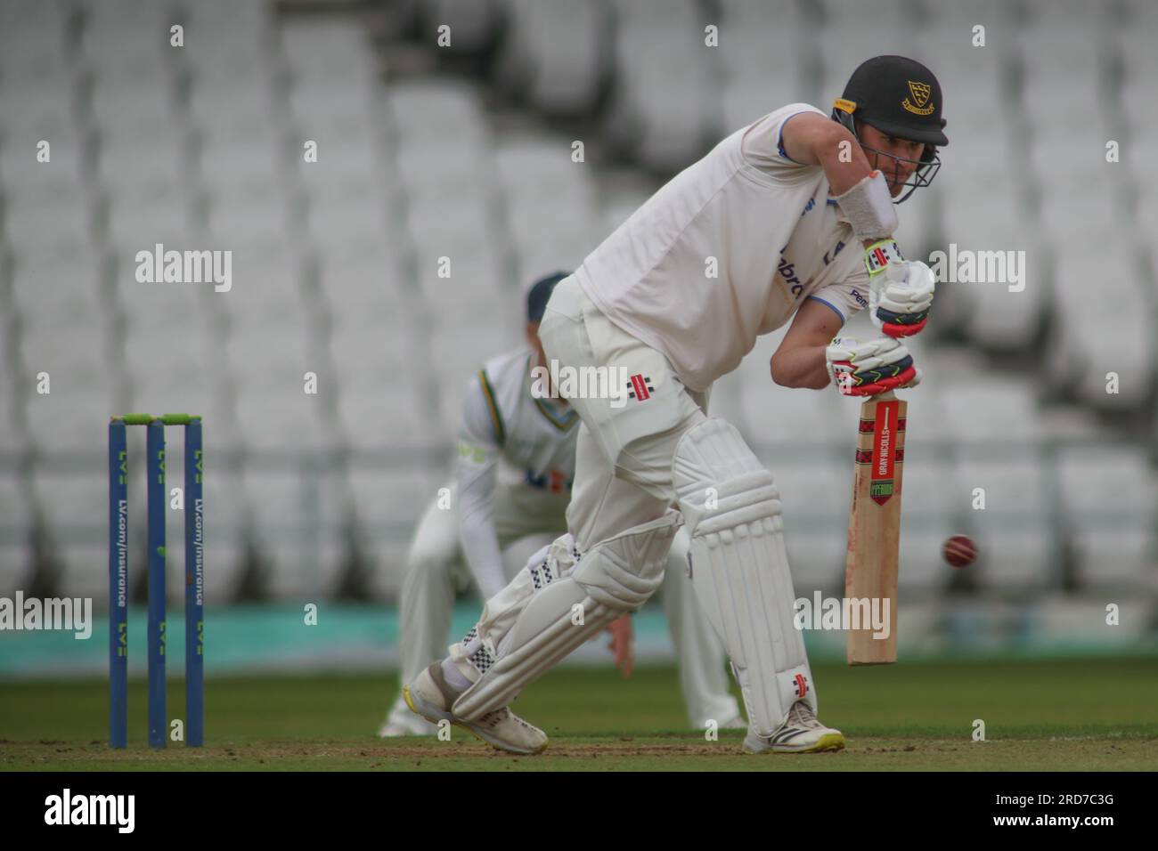 Clean Slate Headingley Stadium, Leeds, West Yorkshire, Regno Unito. 19 luglio 2023. Sussex County Cricket Club nello scontro del campionato della contea di assicurazione presso il Clean Slate Headingley Stadium. Credito di battuta Tom Clark del Sussex County Cricket Club: Touchlinepics/Alamy Live News Foto Stock