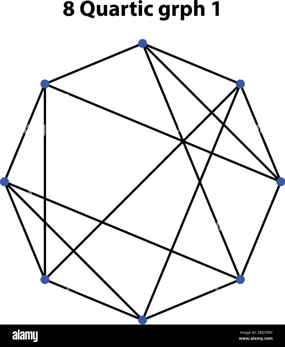 Grafico a 8 quarti. Elementi di progettazione vettoriale con geometria spaventata. linea sottile geometrica. isolato su sfondo bianco. il mondo della geometria con il nostro intricato. Illustrazione Vettoriale