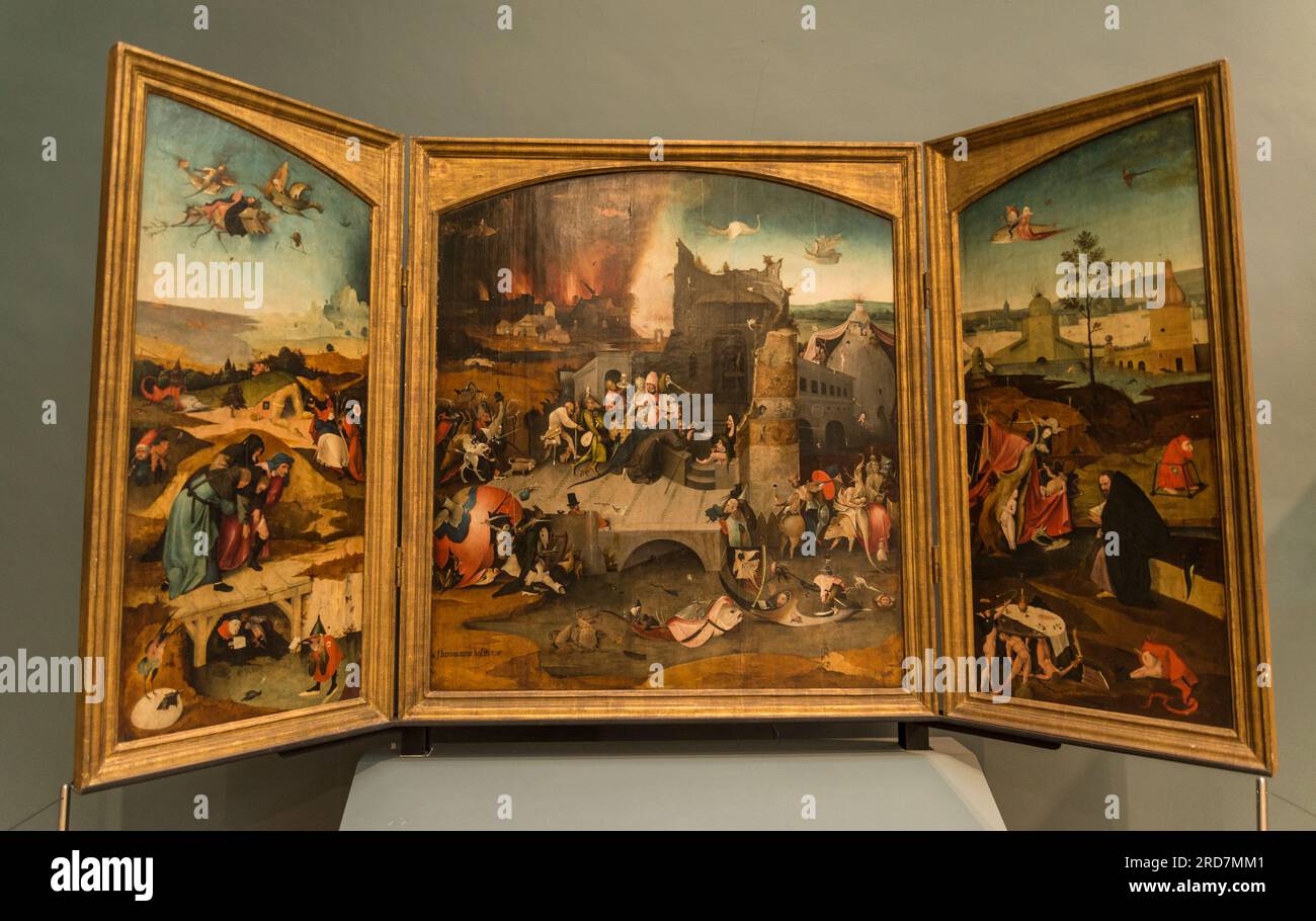 Pittura Hieronymus Bosch, Old Masters Museum, Royal Museums of fine Arts of Belgium, Bruxelles, Belgio Foto Stock