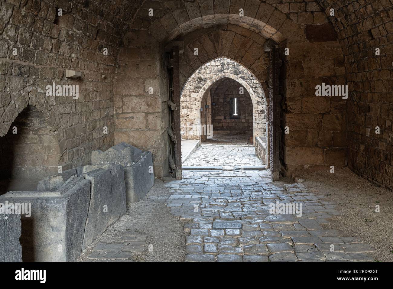 Cittadella di Tripoli (Cittadella di Raymond de Saint-Gilles), Tripoli, Libano Foto Stock