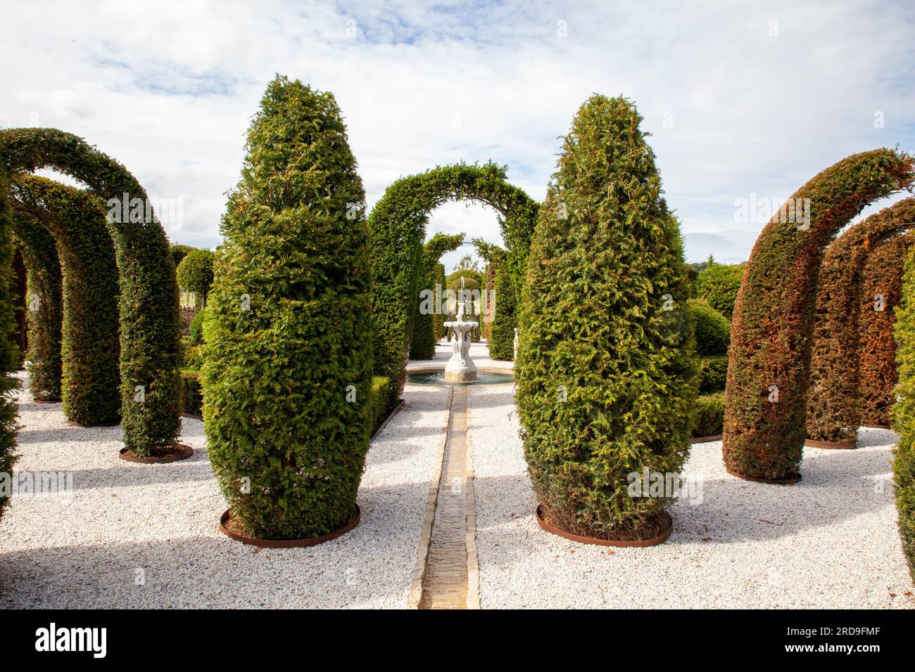 Four Seasons Garden at the Newt, vicino a Bruton/Castle Cary Somerset Foto Stock