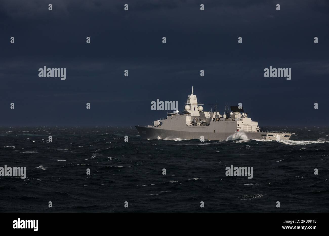 HNLMS De Zeven Provincien la prima fregata olandese classe De Zeven Provinciën Foto Stock