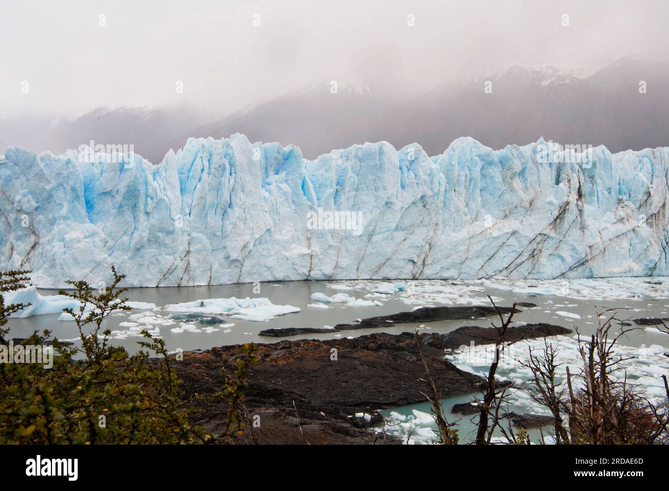 Ghiacciaio Perito Moreno nel Parco Nazionale Los Glaciares, Argentina, Sud America Foto Stock