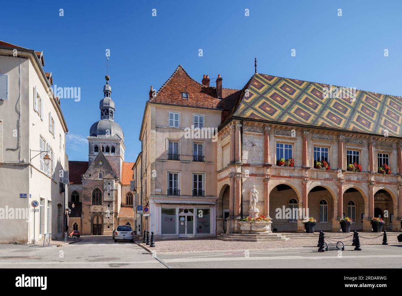 Mairie de Gray, Gray Vesoul Haute-Saone Bourgogne-Franche-Comte Francia Foto Stock