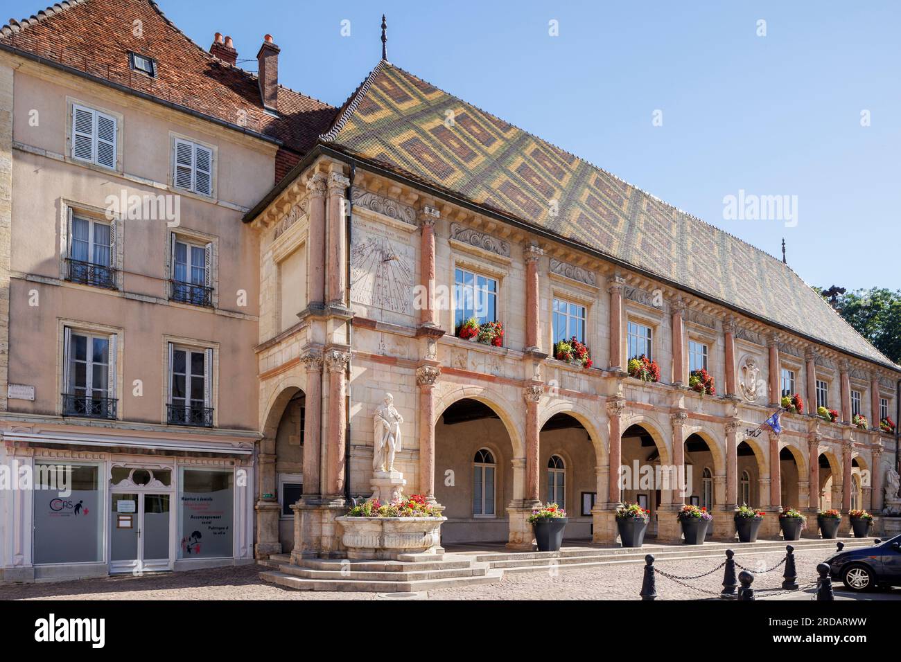 Mairie de Gray, Gray Vesoul Haute-Saone Bourgogne-Franche-Comte Francia Foto Stock