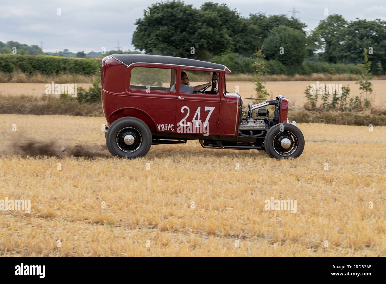 1930 Ford modello berlina hot rod Foto Stock