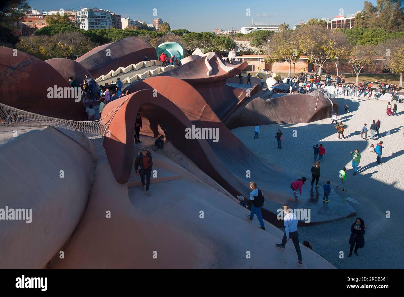 Gulliver Park; Valencia, Spagna, Europa Foto Stock