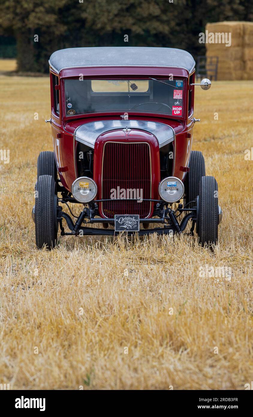 1930 Ford modello berlina hot rod Foto Stock