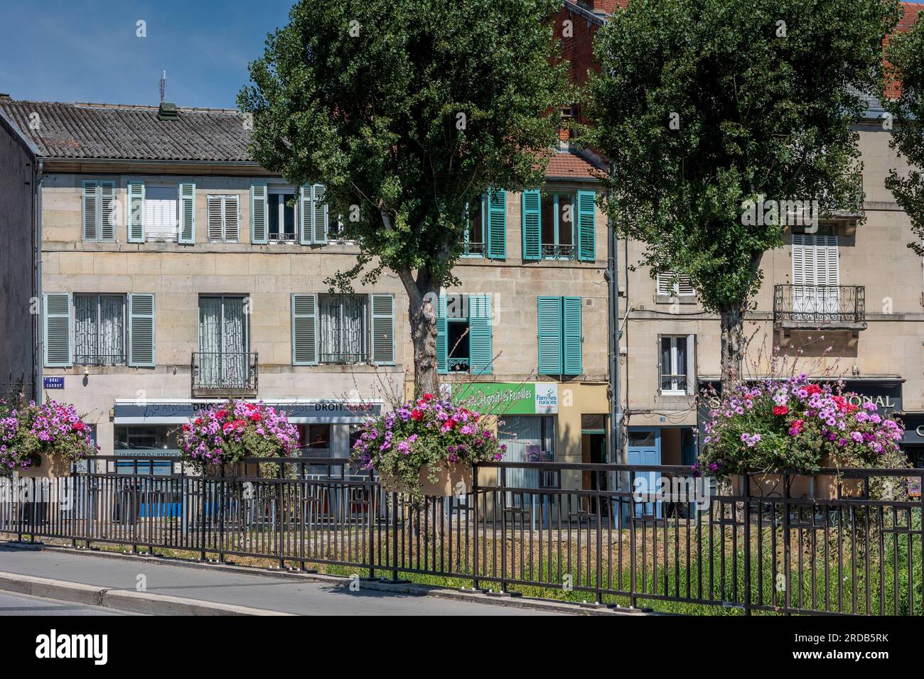 Street Scene Bar-le-Duc Meuse grande Est Francia Foto Stock