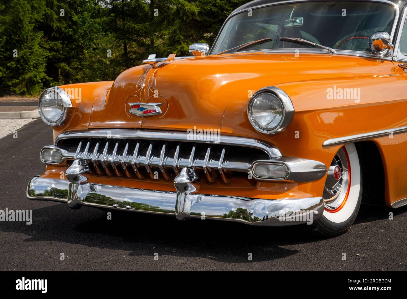 Chevy bel Air 1954, classica auto americana personalizzata Foto Stock