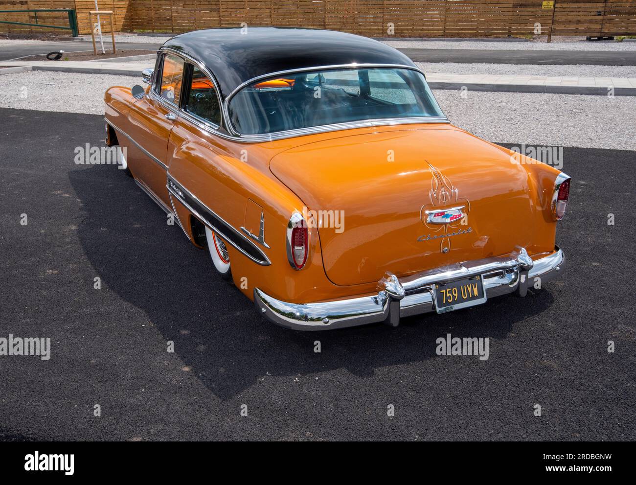 Chevy bel Air 1954, classica auto americana personalizzata Foto Stock