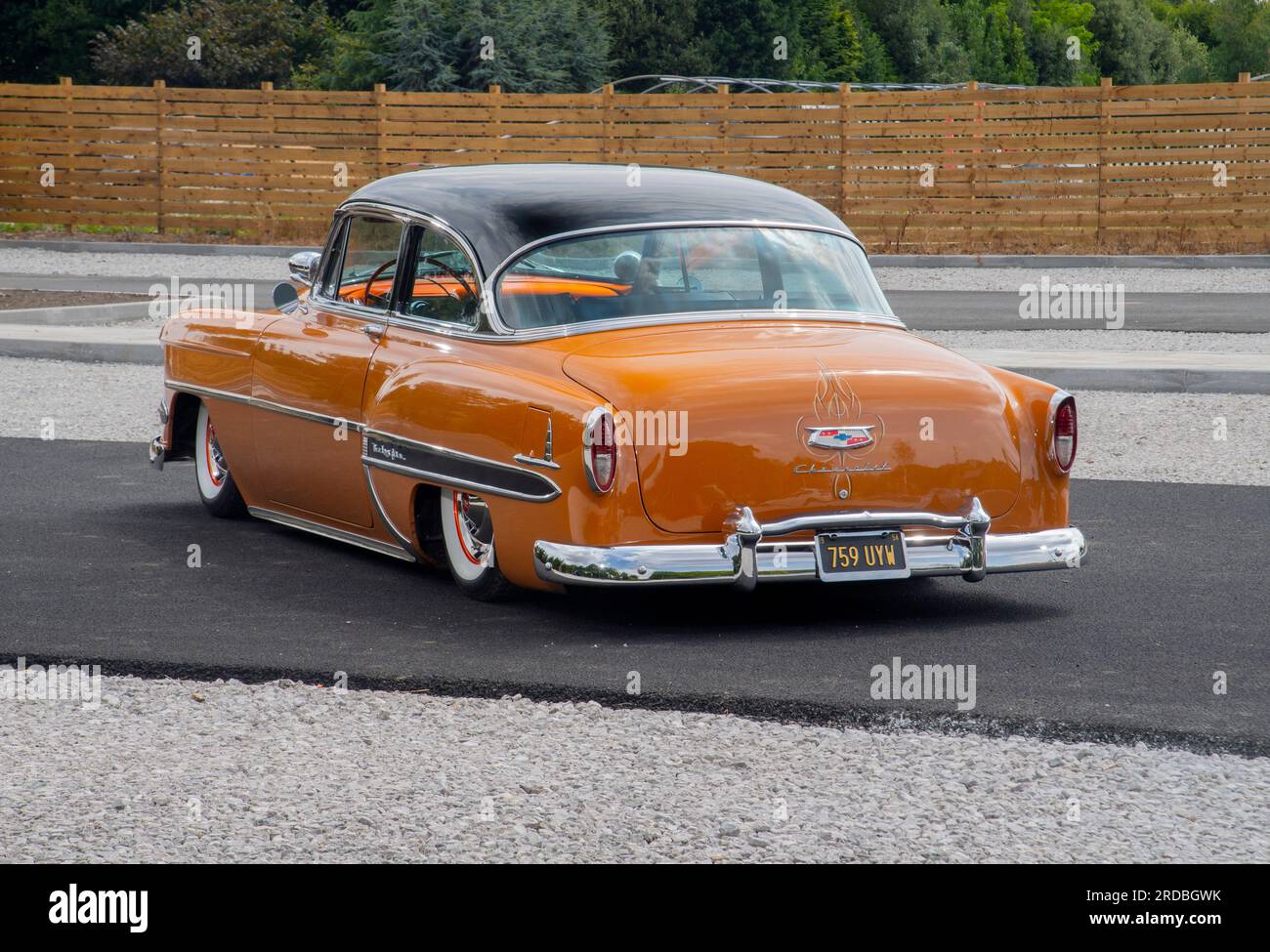 Chevy bel Air 1954, classica auto americana personalizzata Foto Stock