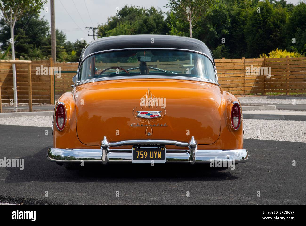 Chevy bel Air 1954, classica auto americana personalizzata Foto Stock