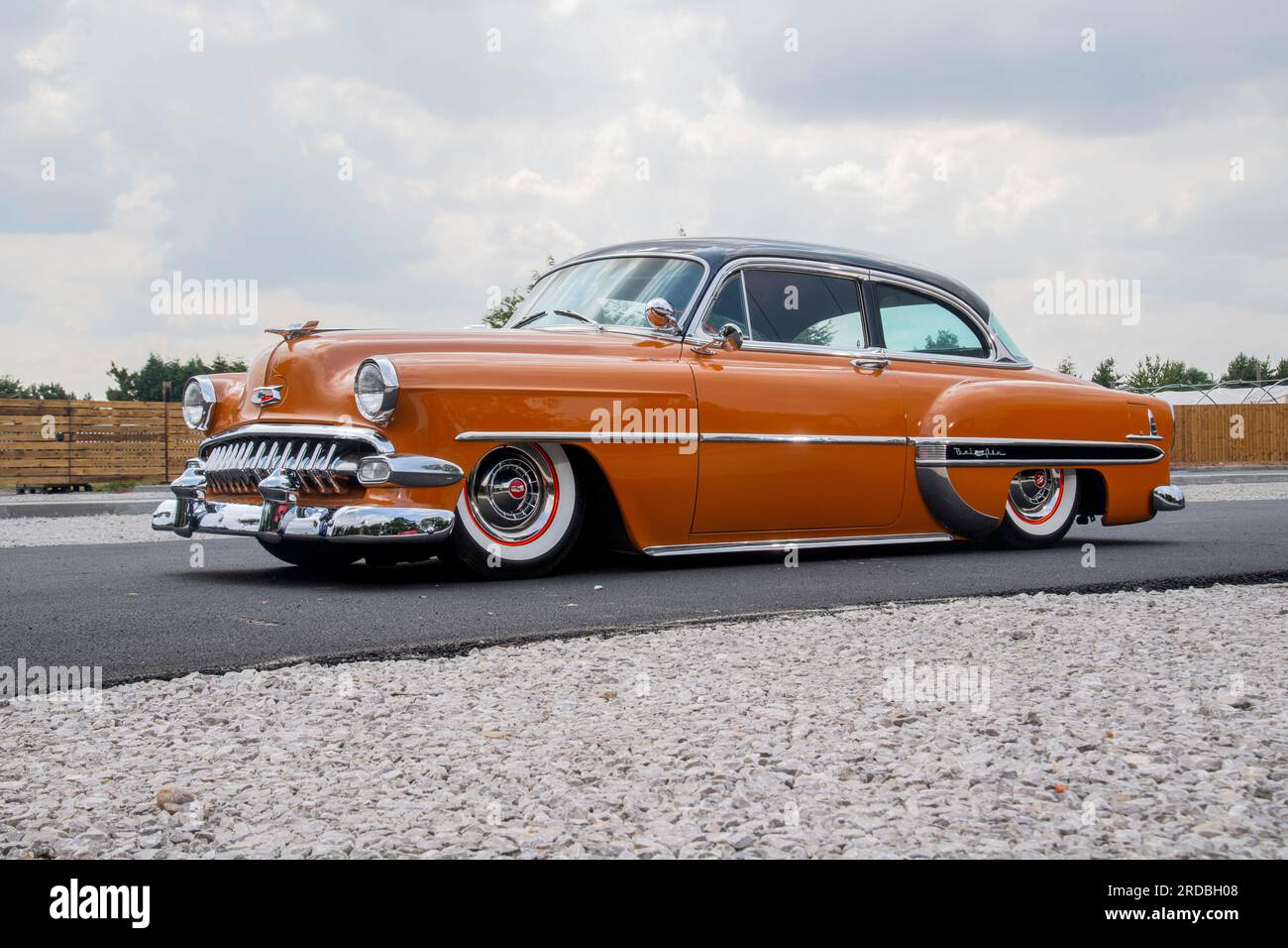 Chevy bel Air 1954, classica auto americana personalizzata Foto Stock