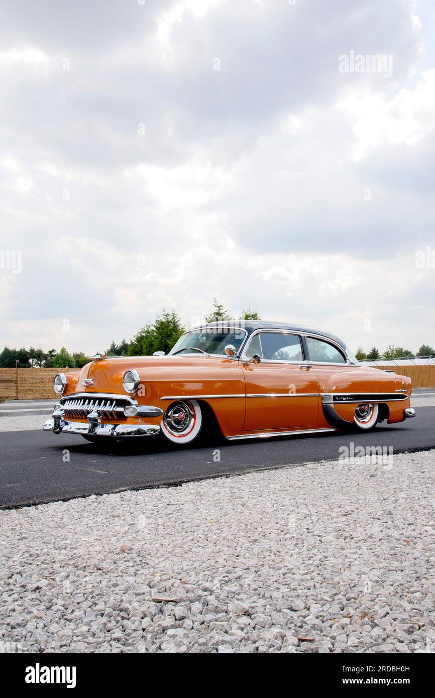 Chevy bel Air 1954, classica auto americana personalizzata Foto Stock