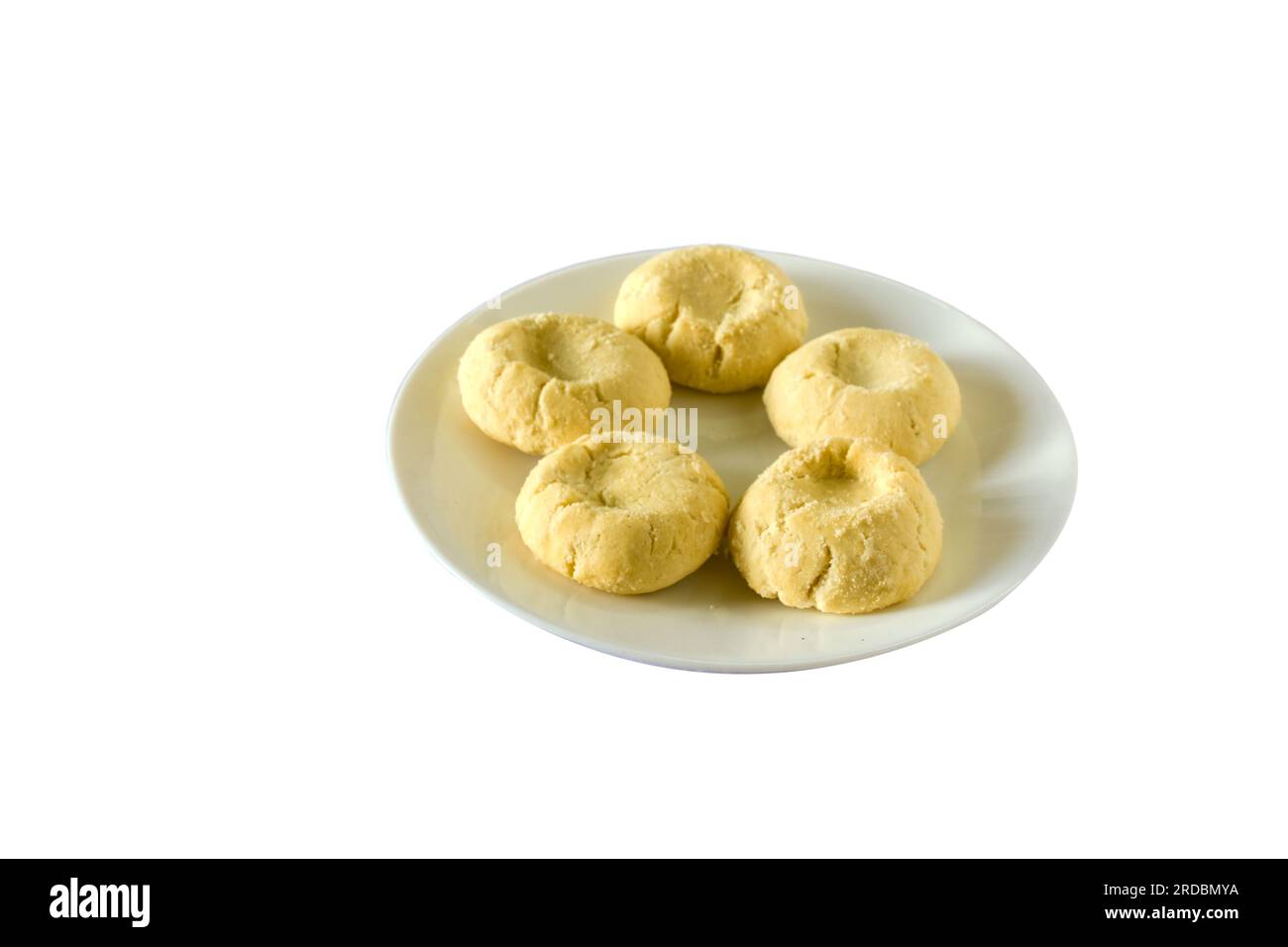 Biscotti fatti in casa con miniature di mandorle e dessert croccanti. Foto Stock