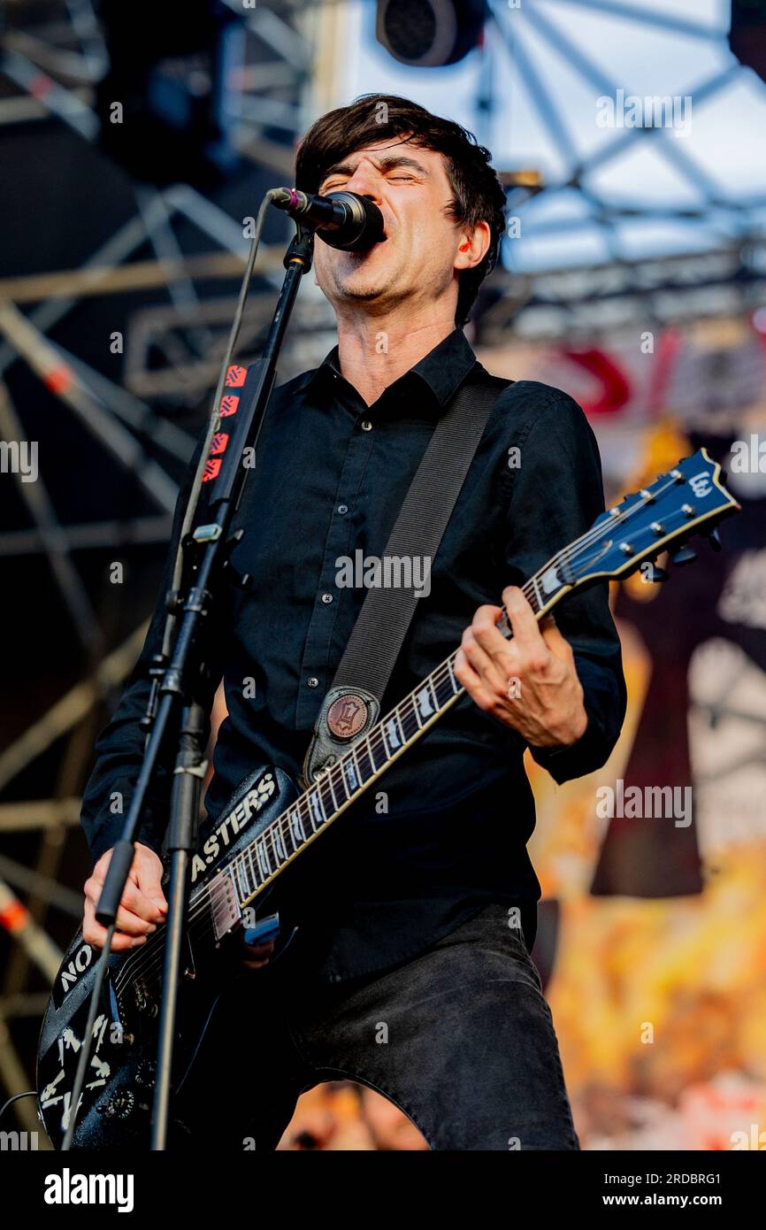 Italia 02 giugno 2023 Anti-Flag Live allo Slam Dunk Italy Festival Bellaria-Igea Marina © Andrea Ripamonti / Alamy Foto Stock