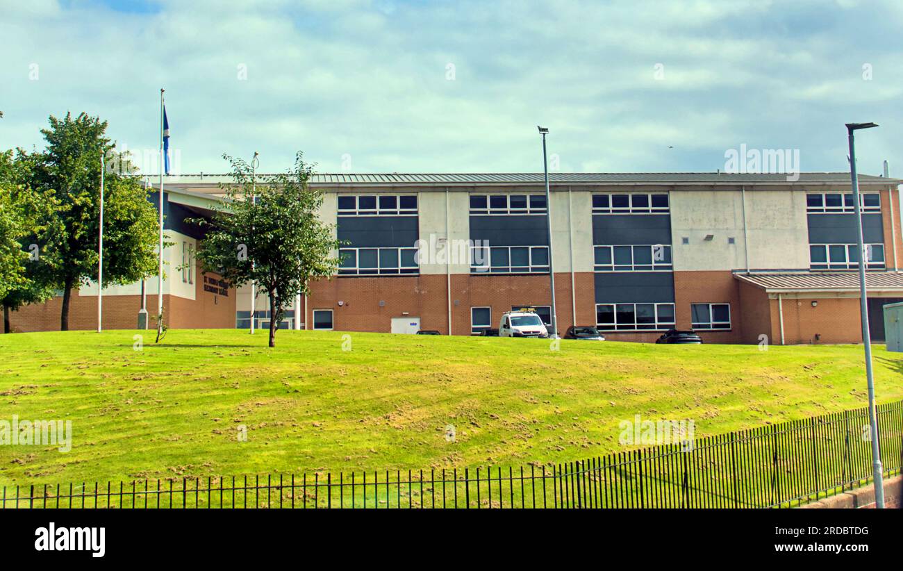 St Thomas Aquinas RC Secondary School112 Mitre Rd, Glasgow G14 9PP Foto Stock