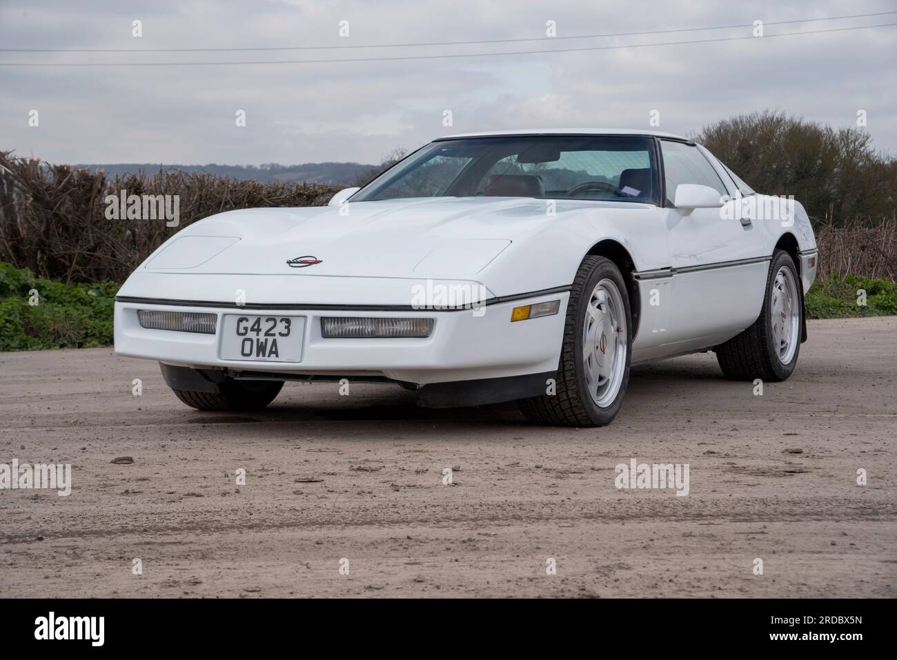 1989 C4 Corvette, auto sportiva V8 americana Foto Stock