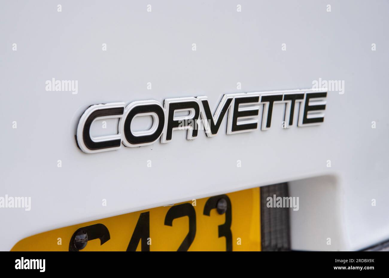 1989 C4 Corvette, auto sportiva V8 americana Foto Stock