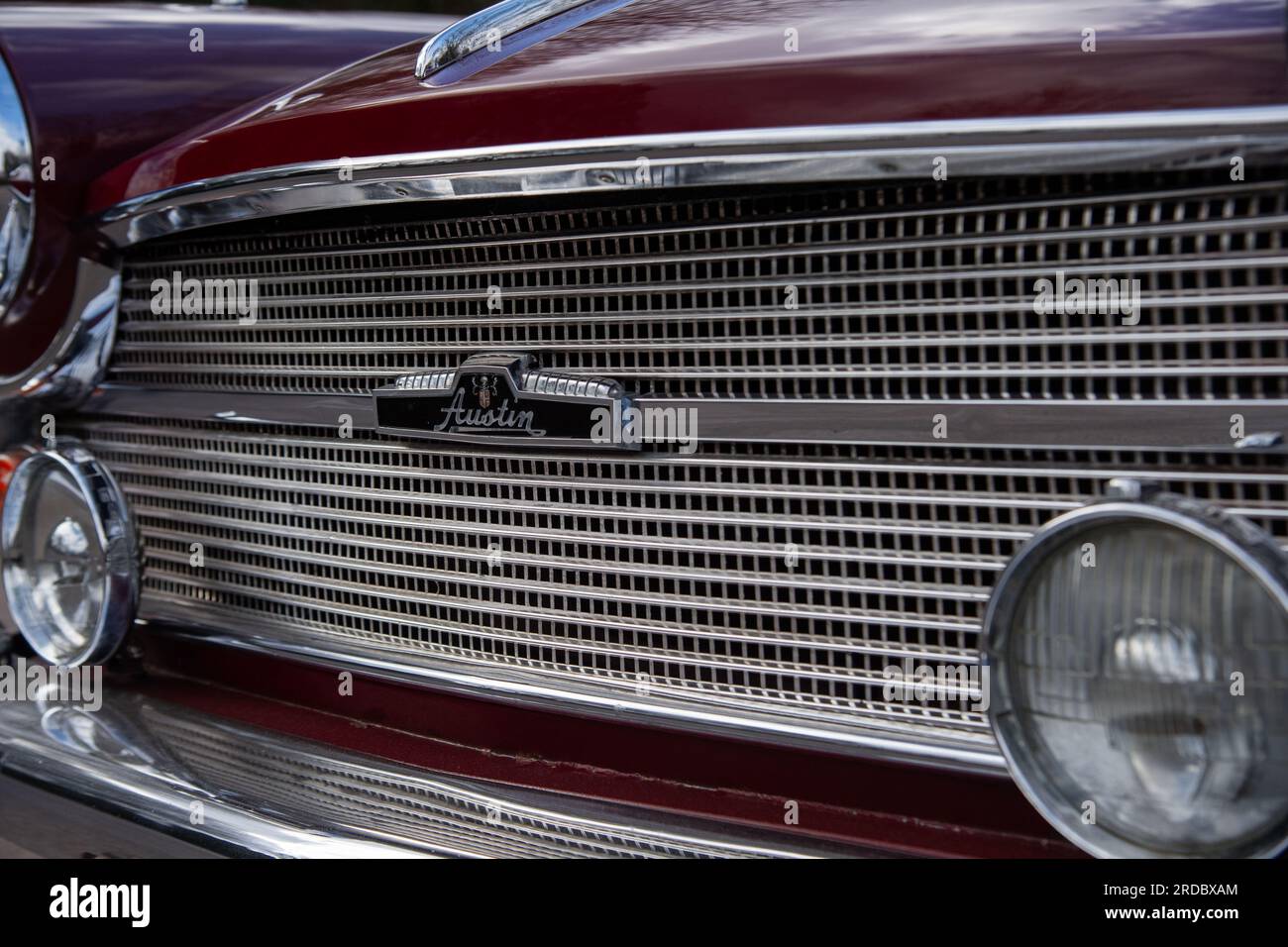 1965 Austin A60 Cambridge classica carrozzina Farina British Family car Foto Stock