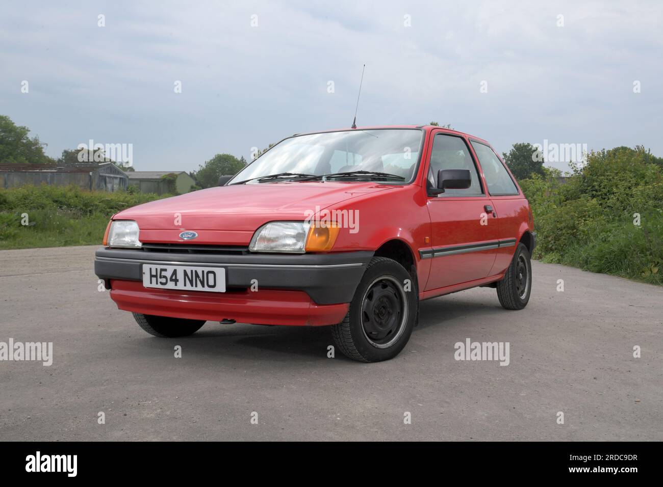 1991 Mk3 Ford Fiesta 1,1 LX piccola berlina posteriore Foto Stock