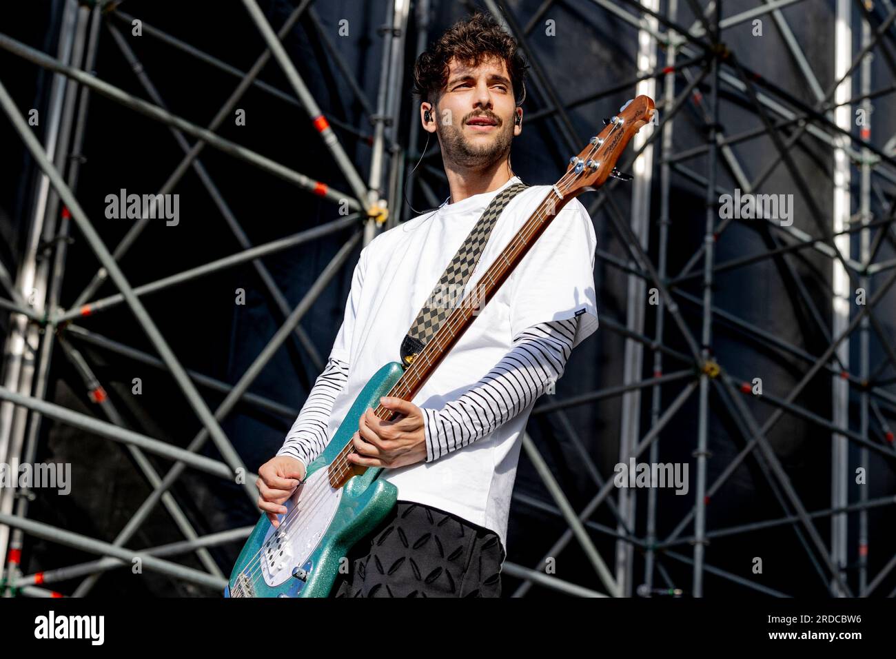 Italia 01 giugno 2023 lunedì prova in diretta allo Slam Dunk Italy Festival Belalria-Igea Marina © Andrea Ripamonti / Alamy Foto Stock