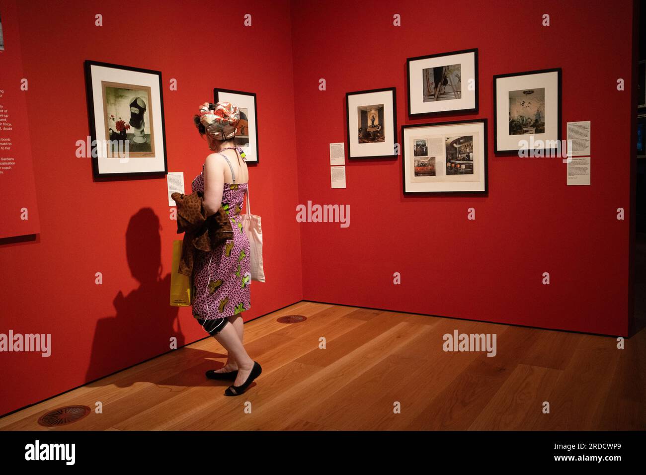 FOTO: JEFF GILBERT 20 luglio 2023 National Portrait Gallery, Londra, Regno Unito Yevonde: Life and Colour. La mostra presenta ritratti e opere di natura morta prodotti da Yevonde nel corso di una colorata carriera di sessant'anni e attinge all'archivio del suo lavoro acquisito dalla Galleria nel 2021. Un'esplorazione della vita e della carriera di Yevonde, il pionieristico fotografo londinese che ha guidato l'uso della fotografia a colori negli anni '1930 Foto Stock