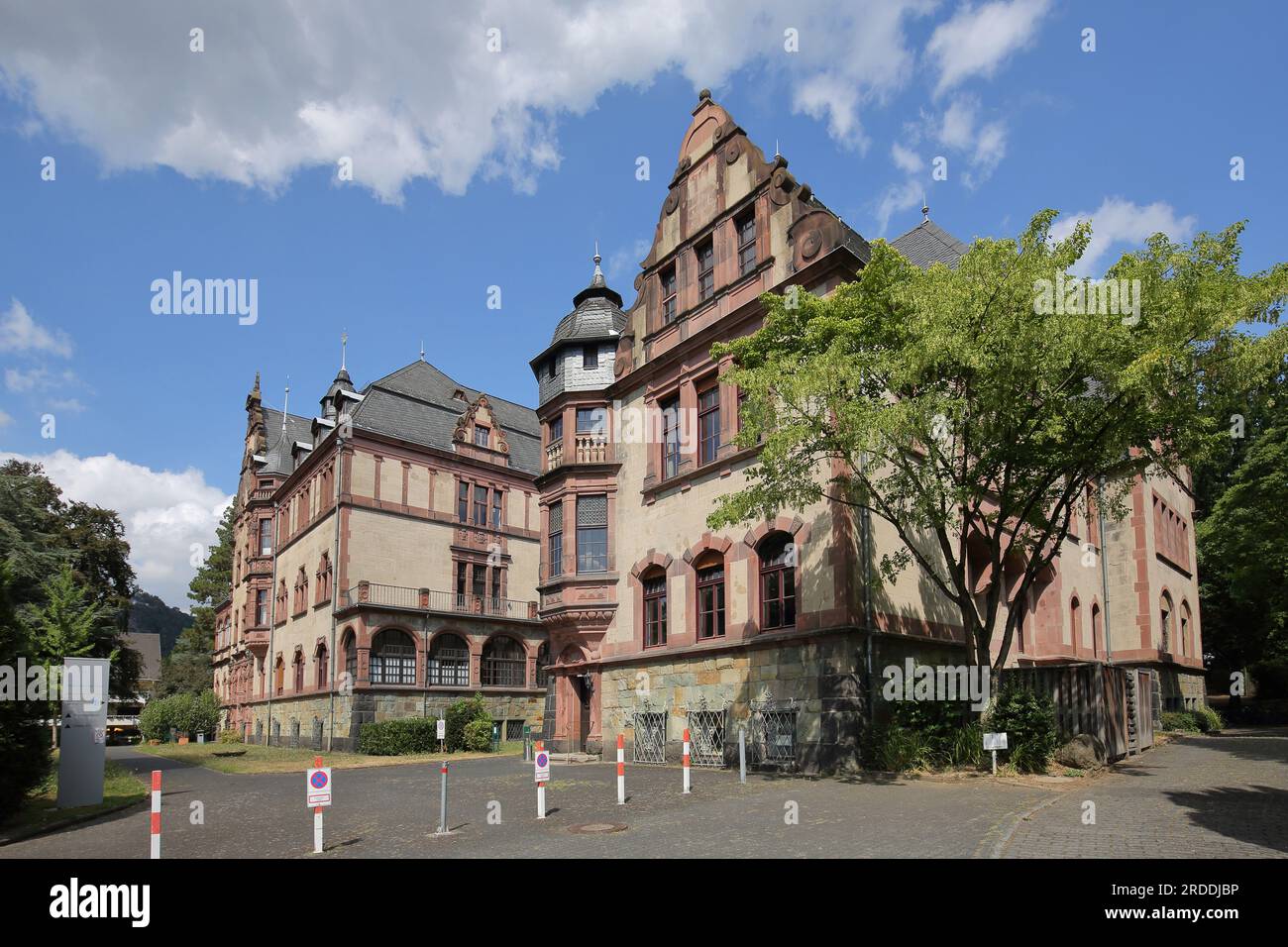 Centro di fisica costruito nel 1903, Hölterhoffstift, Bad Honnef, Renania settentrionale-Vestfalia, Germania Foto Stock