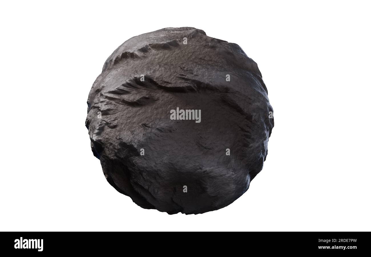 Pianeta nello spazio, rendering 3D. Disegno digitale. Foto Stock