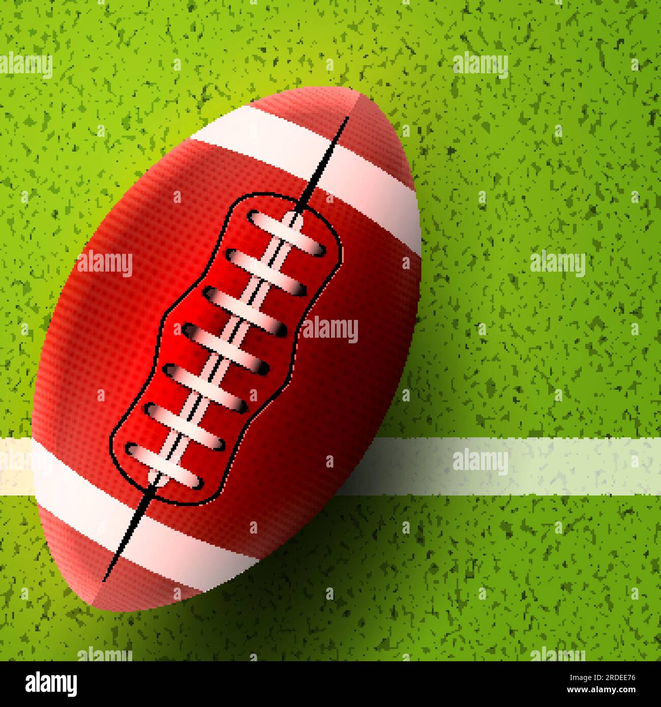 Design di poster o banner football americano. Brochure sui giochi di rugby.  Illustrazione sportiva football americano Immagine e Vettoriale - Alamy