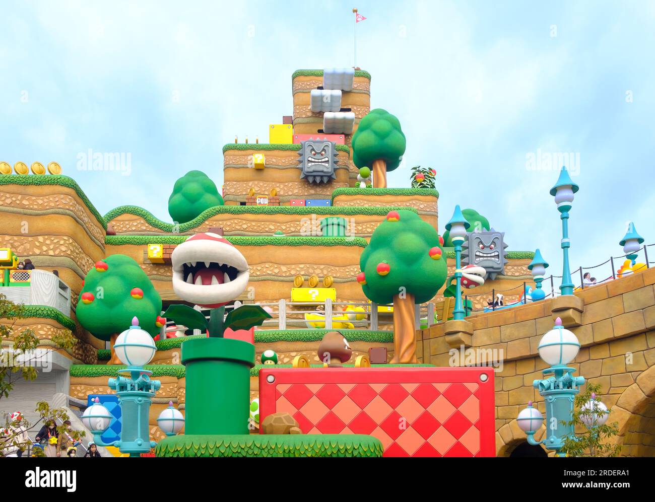 Super Nintendo World è un'area a tema degli Universal Studios Japan Foto Stock