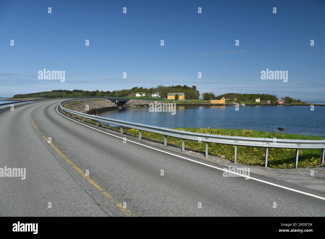 La strada atlantica in Norvegia Foto Stock