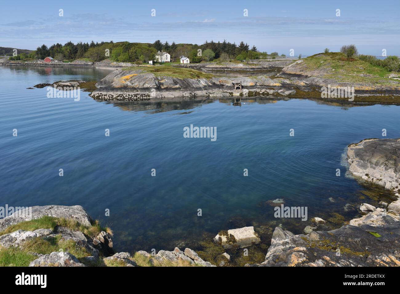 La strada atlantica in Norvegia Foto Stock